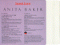 Anita Baker - Sweet Love [Inlay Rückseite]